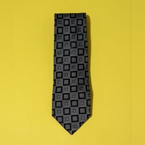 Donald Trump Black Checker Tie